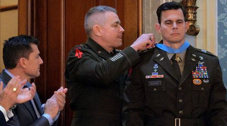 Trump presents Medal of Honor to Eric Slover for role in Nicolas Maduro capture at SOTU