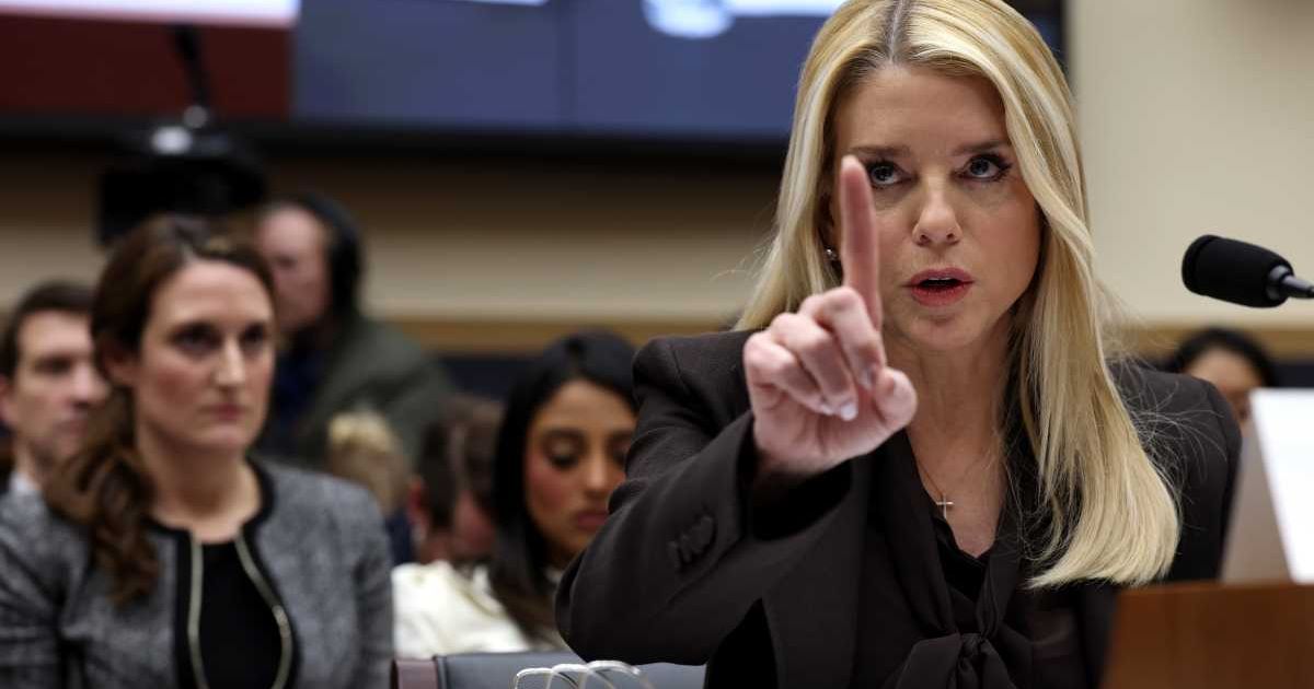 Rep Ted Lieu and Dan Goldman request a special counsel to investigate if AG Pam Bondi lied about Trump's presence in Epstein files (Getty Images)
