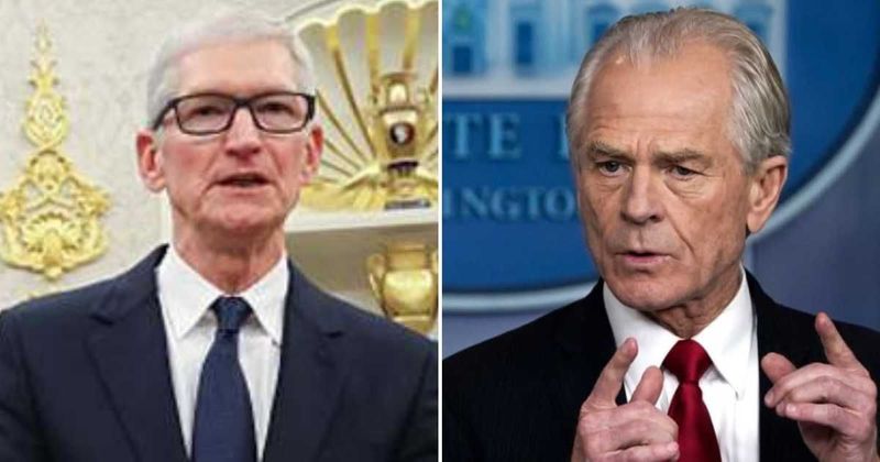 Navarro explodes at 'tariff' dodger Tim Cook, accuses him of 'lying' about US iPhone production