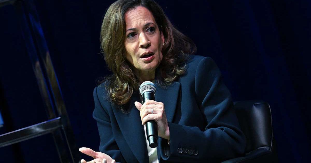 Kamala Harris said married women who change their names could face voter registration hurdles, calling it a real-time effort to suppress votes (Paras Griffin/Getty Images)