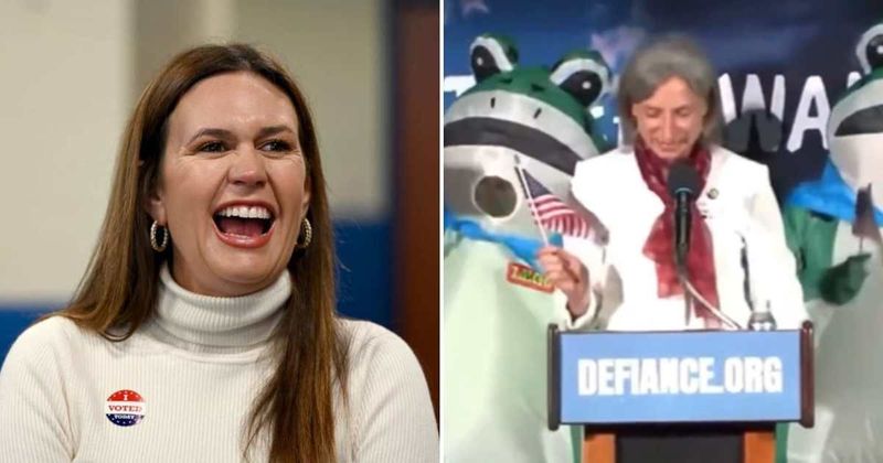 Sarah Huckabee Sanders, conservatives slam ‘bizarre’ Democrat SOTU counterprogramming