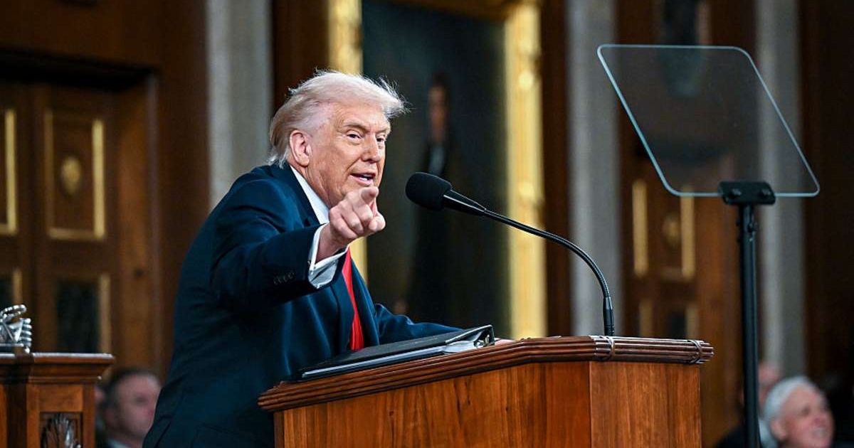 Trump’s 2025 congressional speech reached nearly 32 million viewers across major networks (Kenny Holston-Pool/Getty Images)