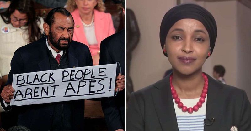 ‘Dark day in America’: Ilhan Omar backs Al Green after SOTU protest