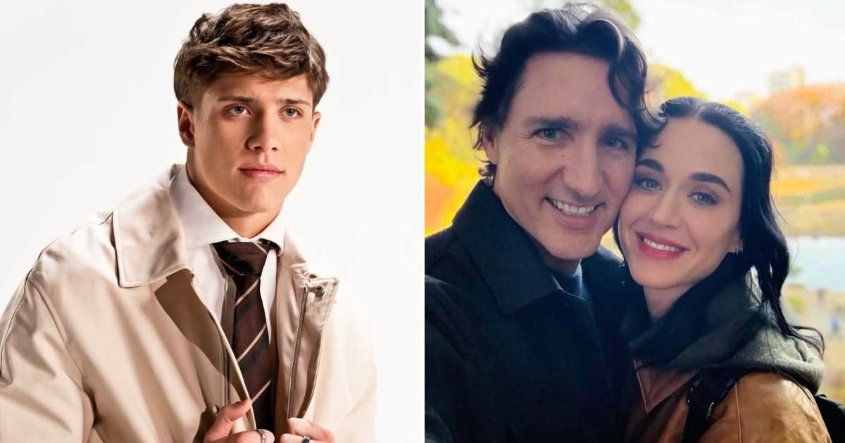 Xavier Trudeau described Katy Perry simply, saying, 'She’s cool, she’s nice,' when asked about her romance with his dad Justin Trudeau (@xavtrudeau_/Instagram, @katyperry/Instagram)