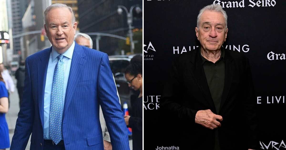 Bill O’Reilly urged the Justice Department to question and possibly charge Robert De Niro over remarks about President Donald Trump (Getty Images)