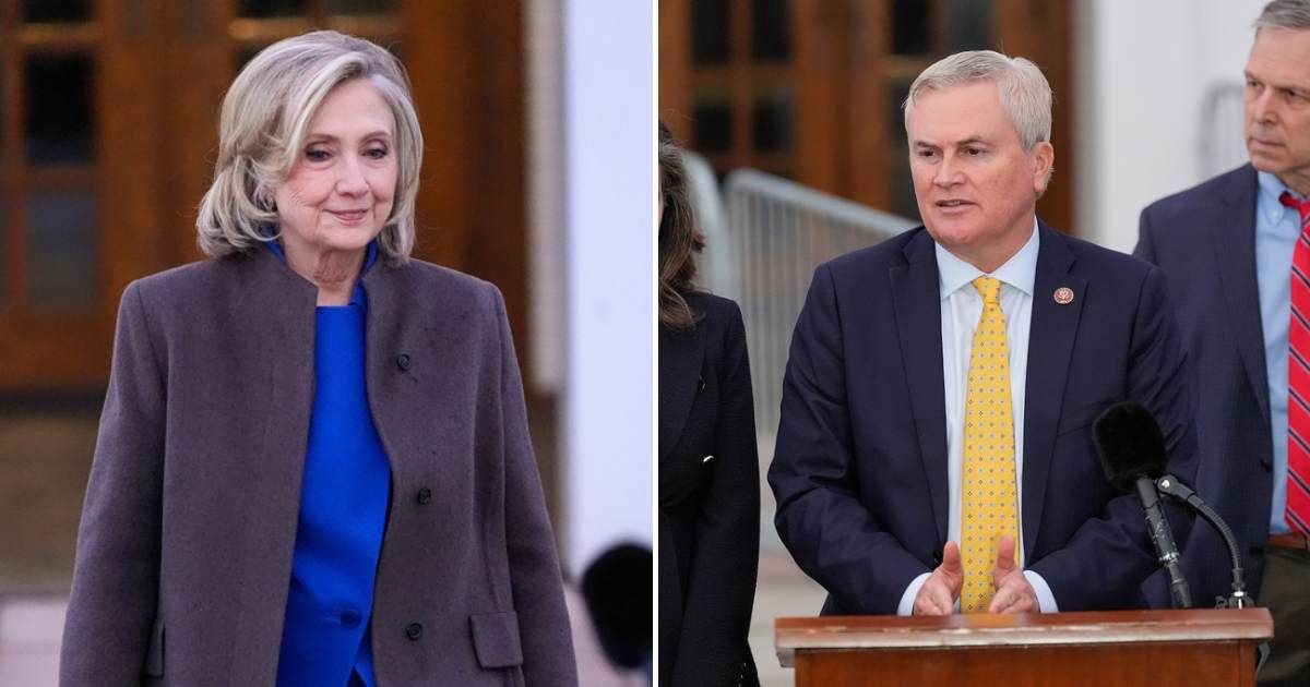 Representative James Comer said Hillary Clinton deflected Epstein questions to Bill Clinton, as Representative Scott Perry urged asking him directly (AP Photo/Yuki Iwamura)