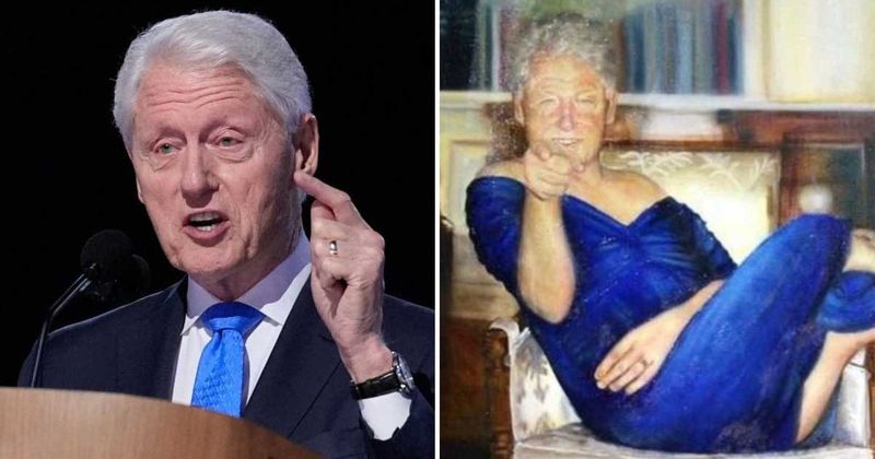 Bill Clinton denies seeing blue dress portrait, says it would've ‘ended’ any ties with Epstein