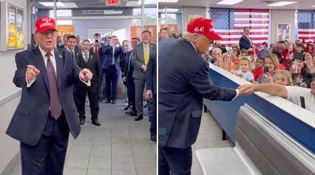 'Hamburgers for all': Trump treats supporters during Corpus Christi rally stop