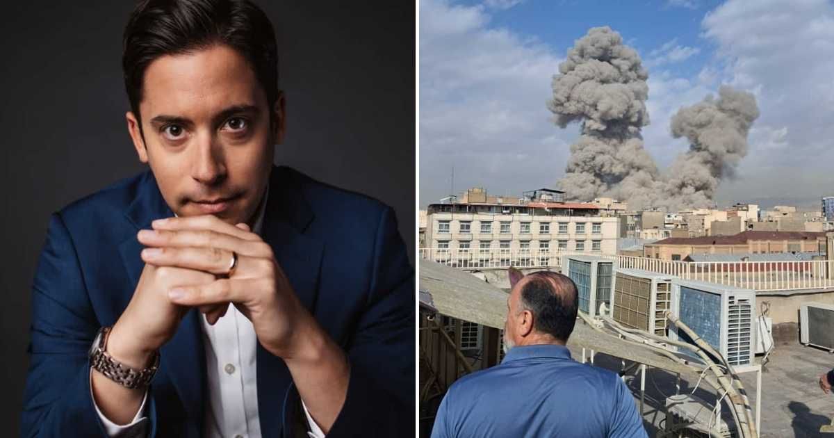 Michael Knowles said President Trump’s decision to strike Iran could be the ‘greatest foreign policy accomplishment’ of his presidency (michaelknowlesshow/ Facebook, AP)