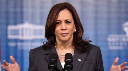 Kamala Harris slams Trump over war pledge after Iran strike , says 'it was a lie'