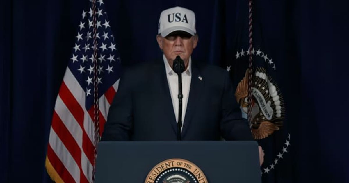 President Donald Trump said heavy bombing on Iran will continue for a week after a US-Israeli strike killed Ayatollah Ali Khamenei  (TruthSocial/@realDonaldTrump)