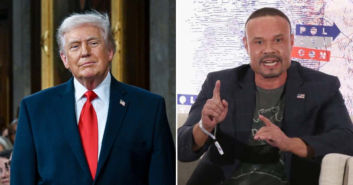 Dan Bongino urged critics to stop the negativity and let the strategy play out while discussing Donald Trump’s decision to attack Iran on Fox News’ ‘The Ingraham Angle' (Getty Images)