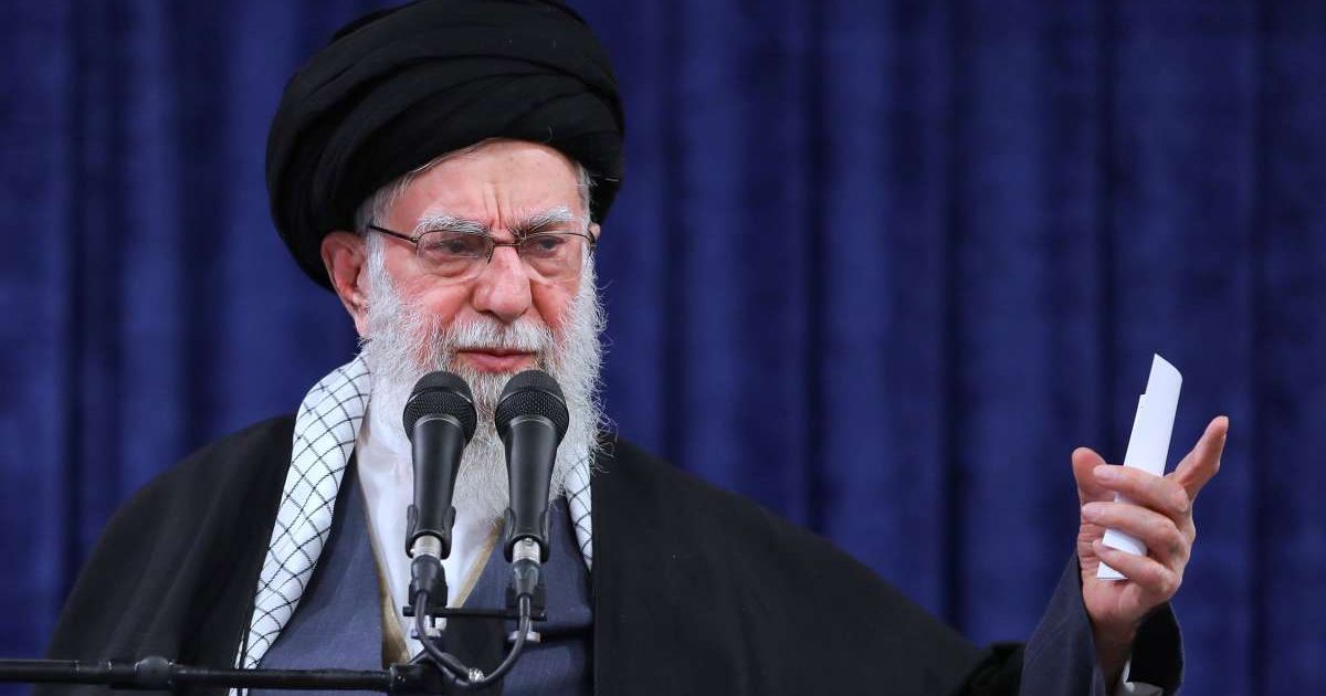 Donald Trump said US-Israel strikes killed Ayatollah Ali Khamenei during a high-level leadership meeting in Iran on February 28 (Office of the Iranian Supreme Leader via AP)