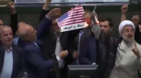 Fact Check: Did Iranian lawmakers burn the US flag amid ongoing conflict?