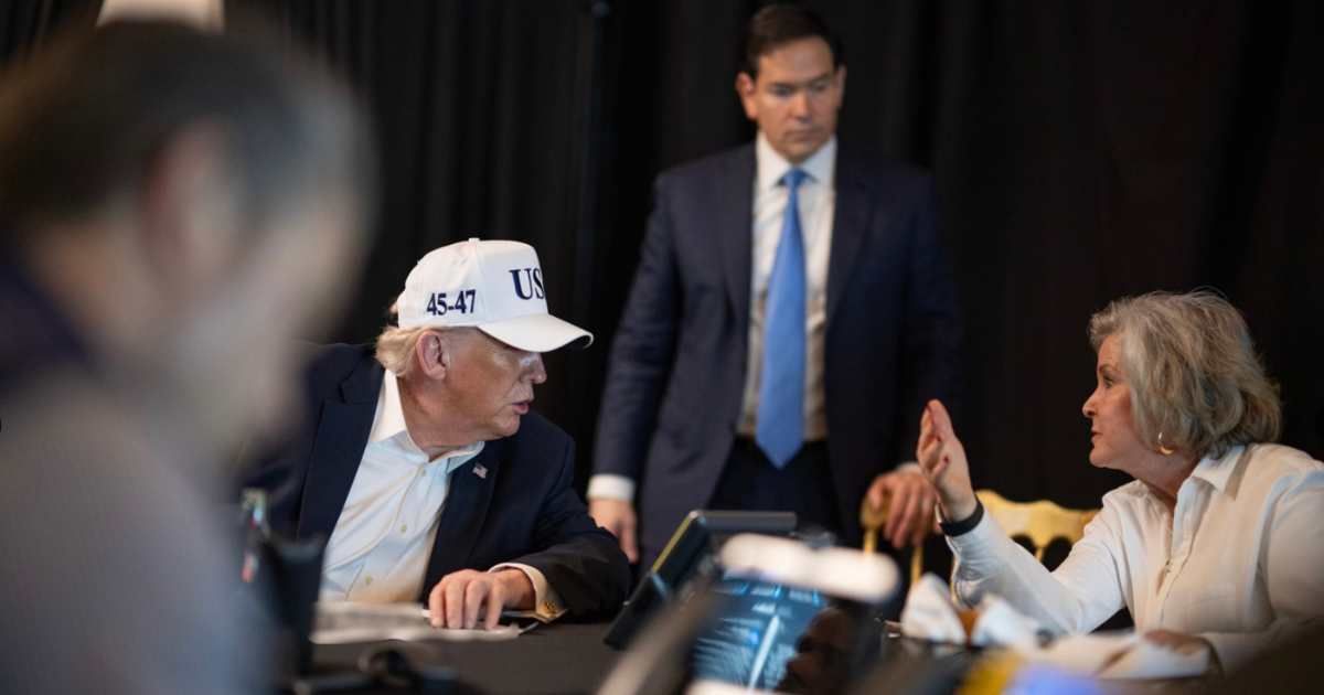 Donald Trump and national security advisers monitored Iran strikes during Operation Epic Fury (@WhiteHouse/X)