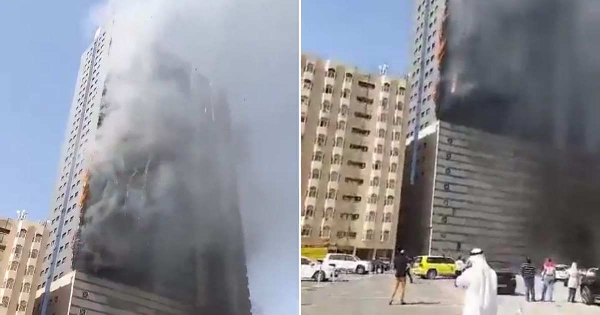 Viral video claims to show CIA headquarters in Dubai under attack by Iran (@Partisangirl/X)