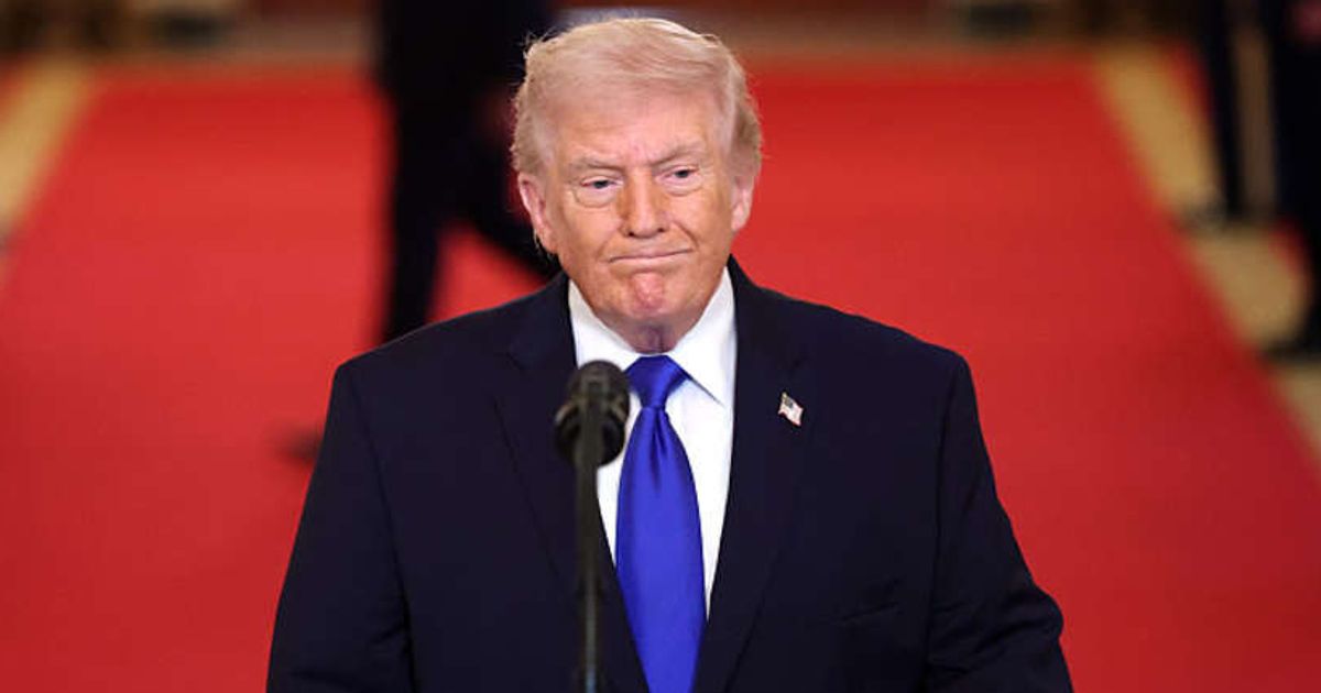 Trump addressed the nation amid growing public debate over US military action in Iran (Getty Images)