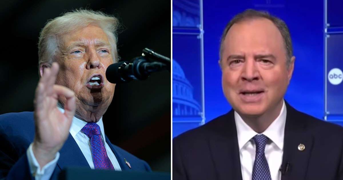 Senator Adam Schiff said President Donald Trump was wrong to kill Ayatollah Ali Khamenei, claiming he posed no imminent threat to the United States (Getty Images, Screengrab/Sen Adam Schiff/Youtube)