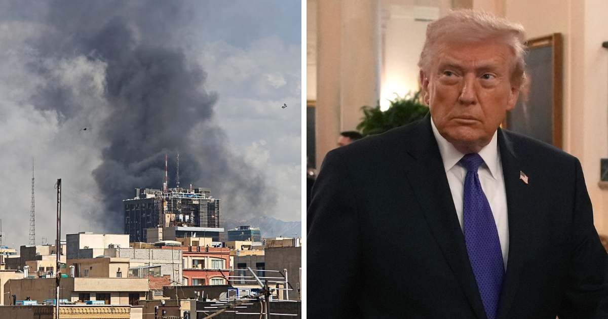 Donald Trump said Democrats opposed US-Israel strikes on Iran for political reasons, calling the attack necessary (Getty Images)