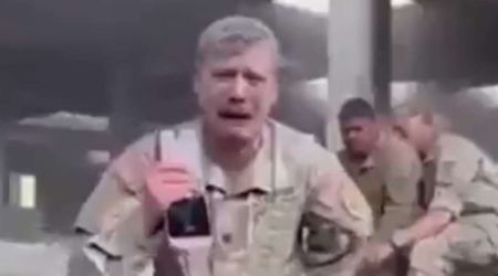 Fact Check: Is the video showing US soldier crying after Iran missile attack real?