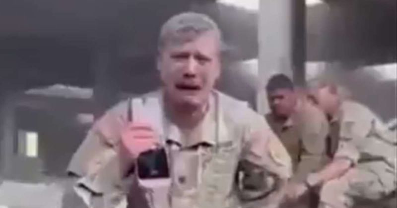 Fact Check: Is the video showing US soldier crying after Iran missile attack real?