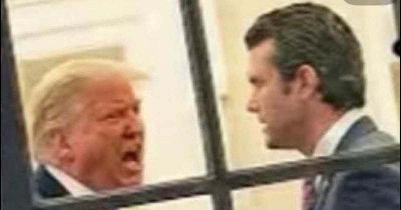 Fact Check: Is image of Trump yelling at Pete Hegseth in Oval Office real?