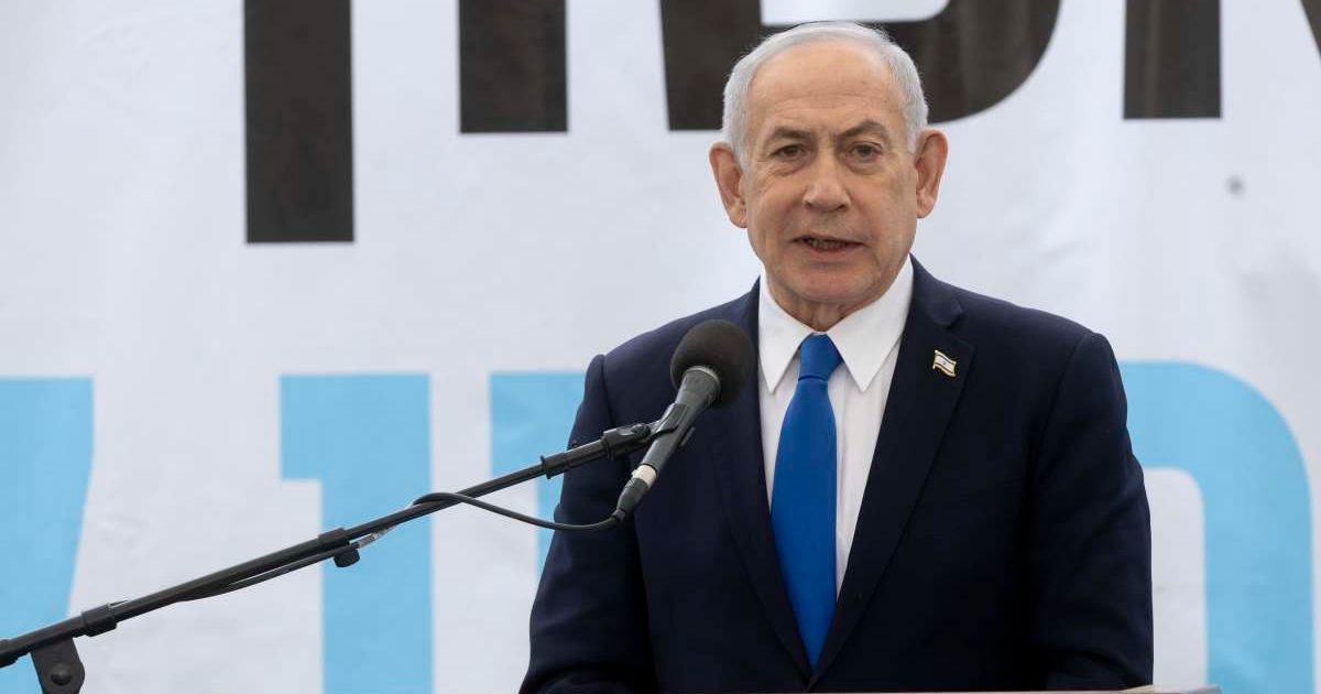 Online posts claimed Benjamin Netanyahu once said 'America is a golden calf and we will suck it dry' (Amir Levy/Getty Images)