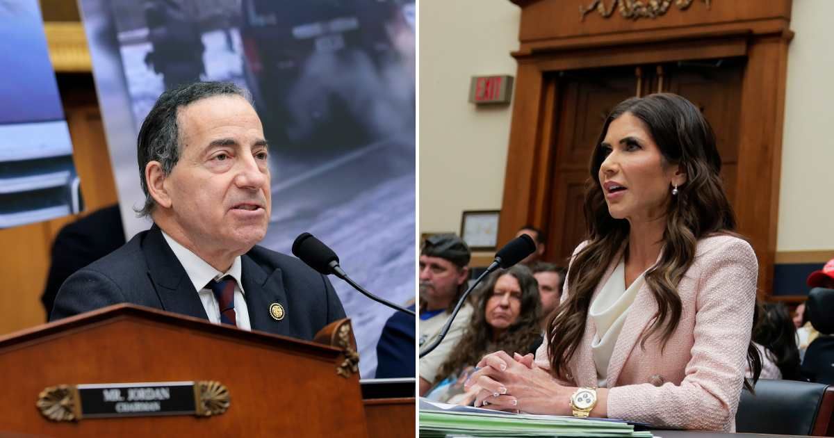 Homeland Security Secretary Kristi Noem dismissed the accusations from Ranking Member Jamie Raskin as political attacks and defended her department's handling of the Minneapolis cases (Heather Diehl/Getty Images)