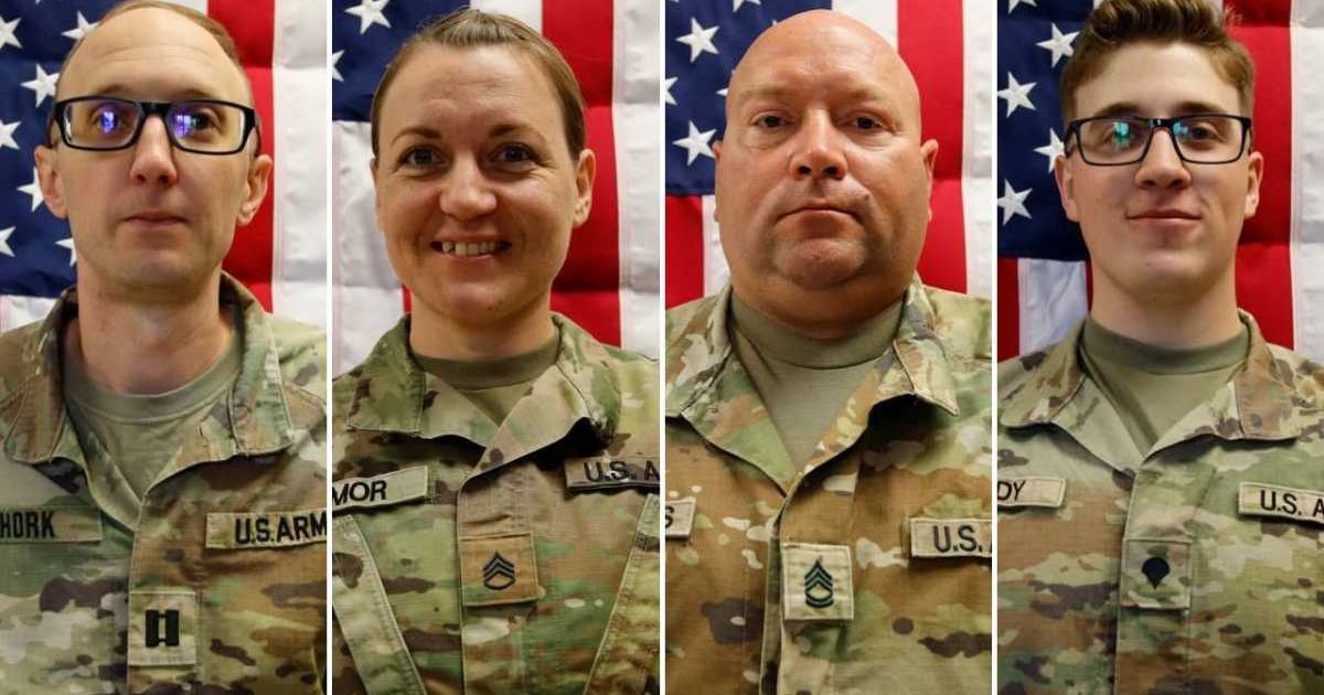 Four Army Reserve soldiers assigned to a logistics unit were killed in a drone strike in Kuwait just days after the US military campaign against Iran began, Pentagon officials said (US Army Reserve)