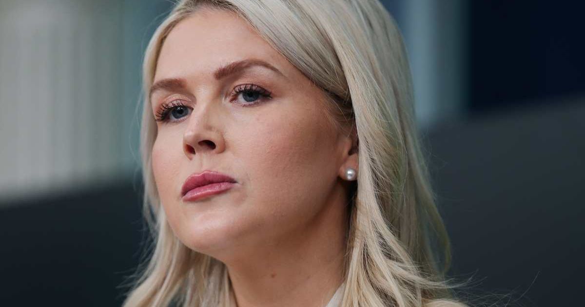 White House Press Secretary Karoline Leavitt denied responsibility for the deaths of 175 people, asserting the US did not target civilians (Getty Images)