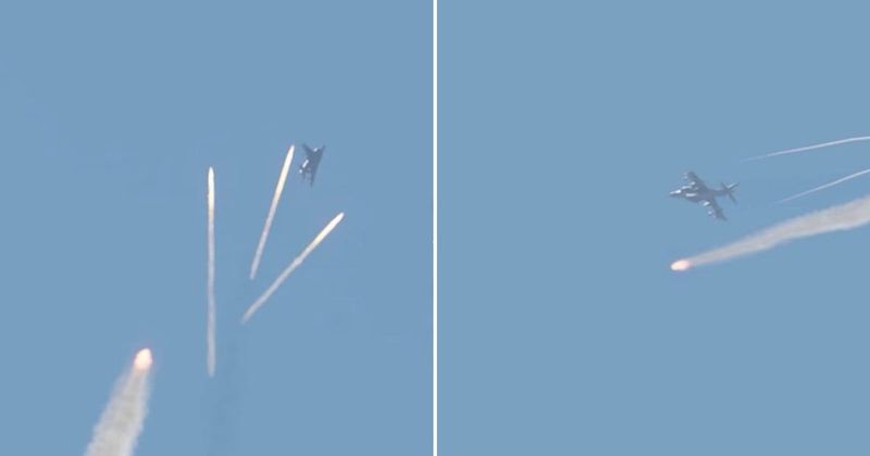 Fact Check: Is video showing a US fighter jet evading Iranian missile real?