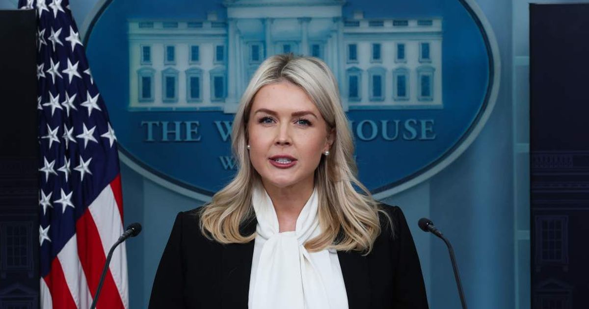 Karoline Leavitt answered questions on the Trump administration’s strikes against Iran (Getty Images)