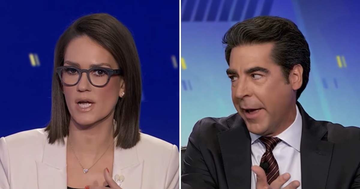 A fiery exchange erupted on Fox News' 'The Five' after Jessica Tarlov snapped at co-host Jesse Watters during a discussion on Iran strikes (Fox News/ Youtube)