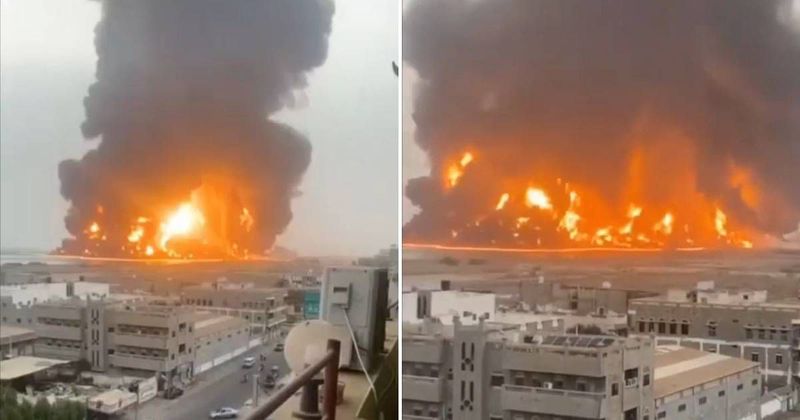 Fact Check: Is video claiming to show attack on US airbase in Riyadh real?