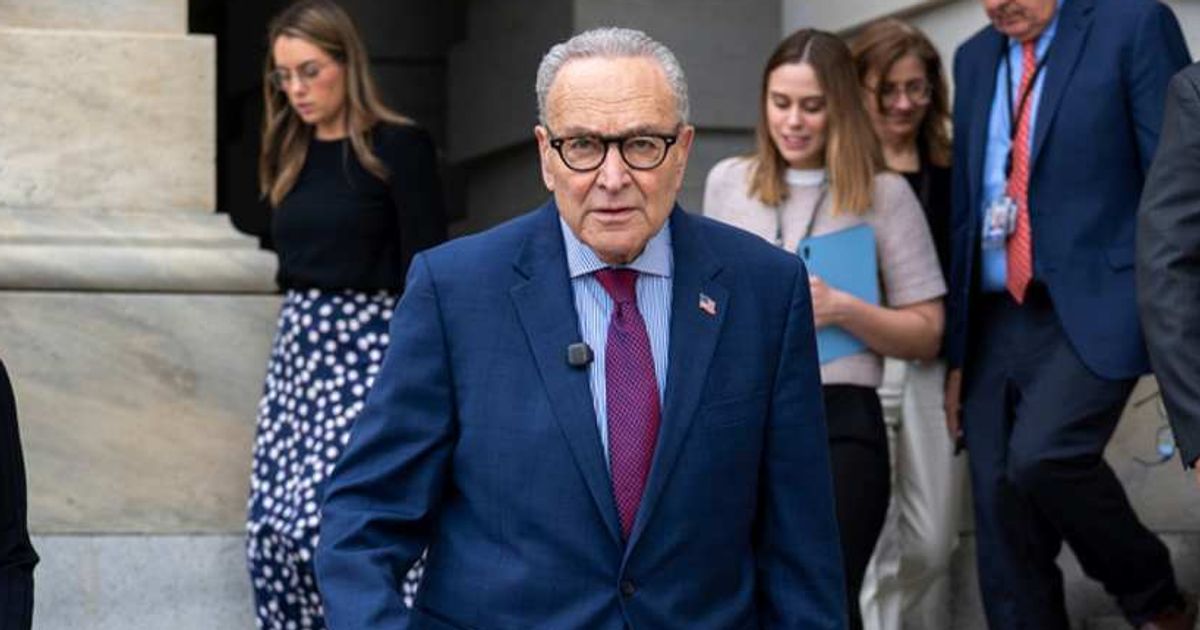 Chuck Schumer argued DHS issues went beyond Noem’s leadership and needed a full overhaul (AP Photo/J Scott Applewhite)