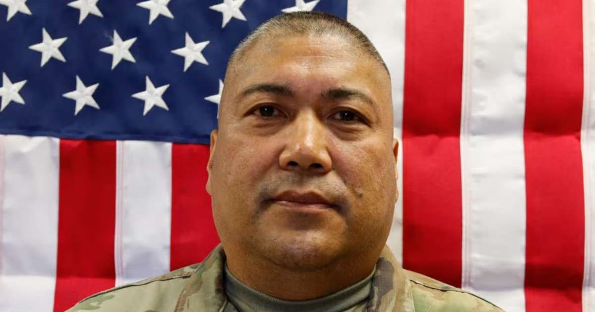 Chief Warrant Officer 3 Robert M Marzan, 54, is being remembered by colleagues and leaders after he was killed in an Iranian airstrike in Port Shuaiba, Kuwait, on March 1  (Facebook / Elizabeth Marzan)