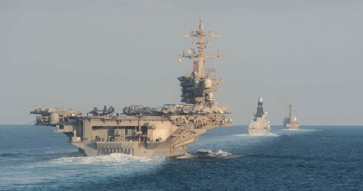 Washington said warships may start escorting commercial ships after the military shifts its focus from regional operations meant to stop Iran from attacking shipping (Getty Images)