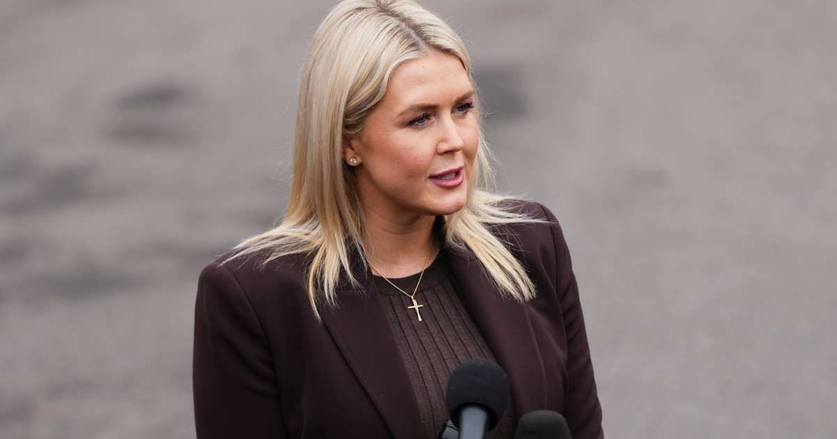 Karoline Leavitt told Fox News that the US military is already 'absolutely decimating' the Iranian regime (AP Photo/Julia Demaree Nikhinson)