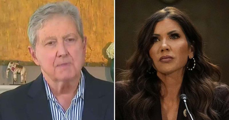 John Kennedy says he knew Kristi Noem was 'dead as fried chicken' after Trump's angry call