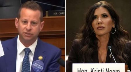 Fact Check: Did Rep Jared Moskowitz wear 'Justice for Cricket' pin as he questioned Kristi Noem?