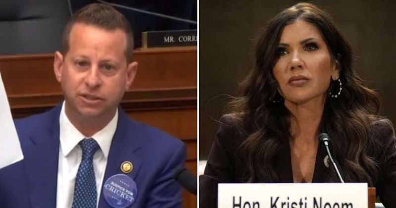 Fact Check: Did Rep Jared Moskowitz wear 'Justice for Cricket' pin as he questioned Kristi Noem?