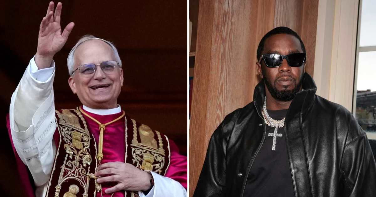 An online post claimed Pope Leo XIV will reportedly visit Sean 'Diddy' Combs in prison to baptize him (Getty Images)