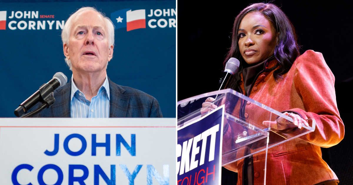 Jasmine Crockett’s resurfaced remarks spotlight John Cornyn’s political maneuvering during his runoff battle (Getty Images)