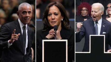 Obama, Biden and Harris accused of ‘hijacking’ Jesse Jackson's funeral to bash Trump