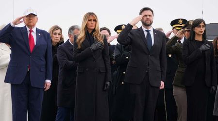 Trump and Melania attend transfer for six US troops killed in Kuwait drone strike