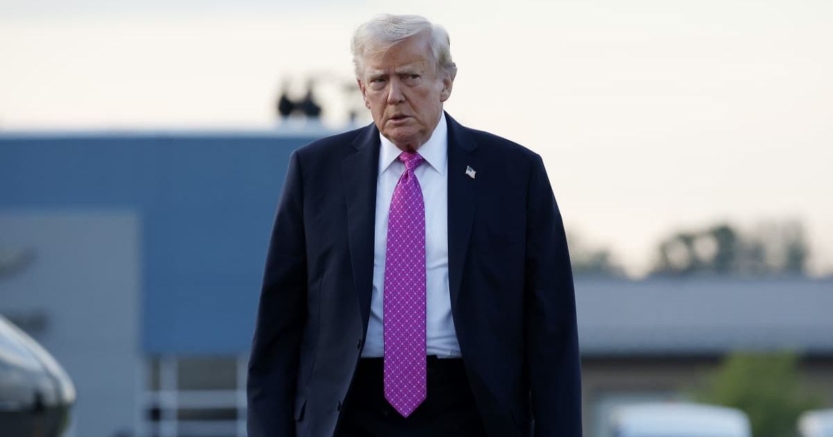 President Donald Trump has said that the United States is stocked with the supplies to wage war with Iran (Photo by Kevin Dietsch/Getty Images)