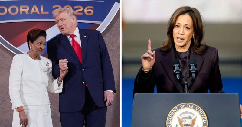 Trump jokes about similarity between Trinidad PM’s name and Kamala Harris: ‘I like Kamla better’