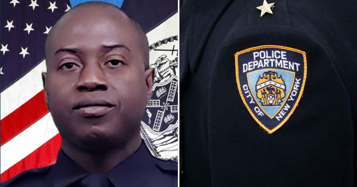 Mayor Zohran Mamdani and Police Commissioner Jessica S Tisch honored Officer Sorffly Davius, praising his service to the United States and New York City (Drew Angerer/Getty Images)