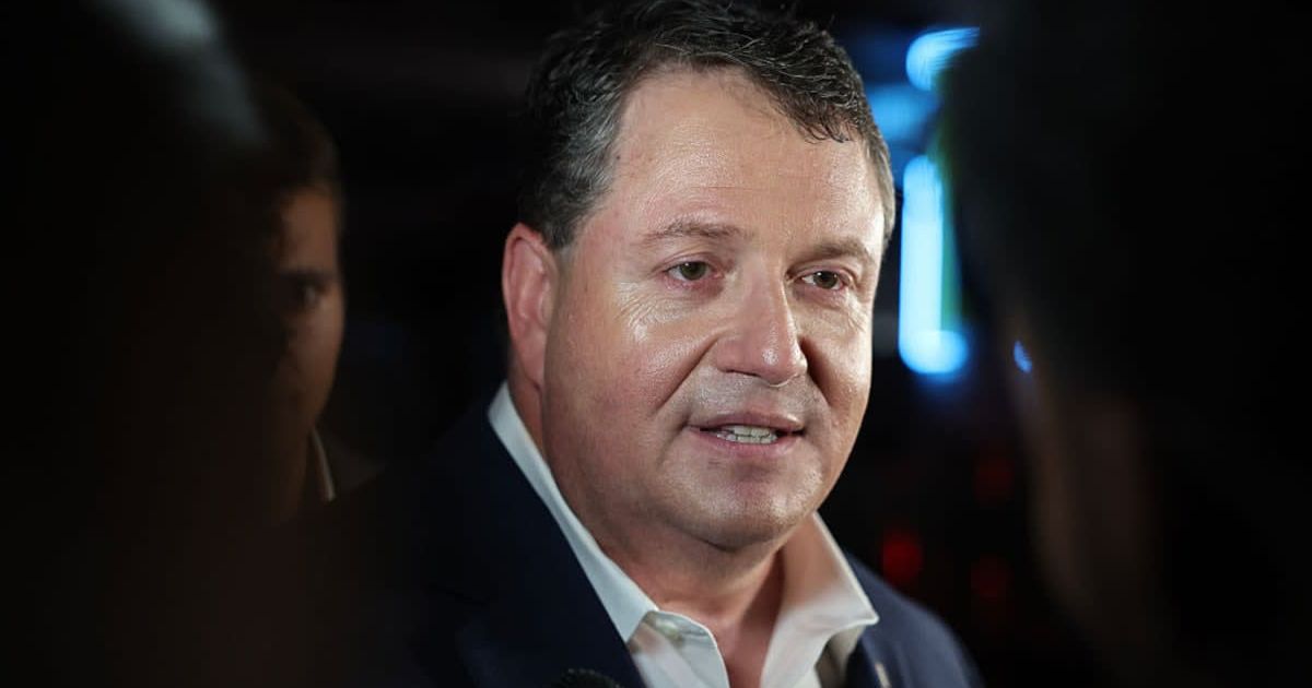 Randy Fine spoke about Donald Trump’s decision to attend a dignified transfer ceremony for fallen US troops during a Newsmax interview (Getty Images)