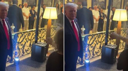 Trump calls infant 'perfect baby' while engaging attendees at Doral summit